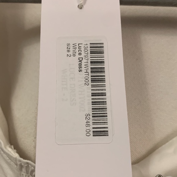 Reformation Luce Corset drop waist Dress White size 2- NWT - Picture 11 of 16